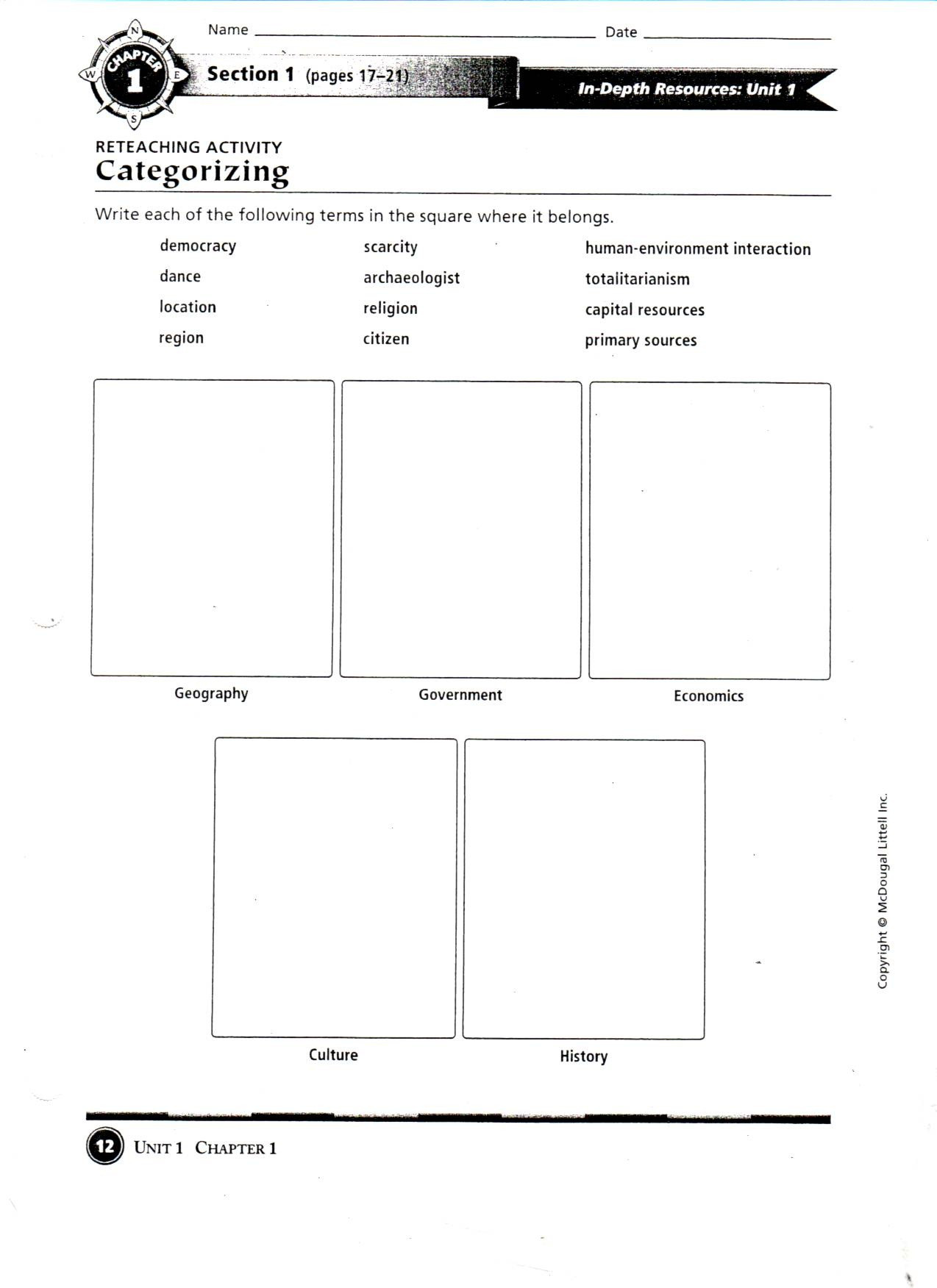5 themes Of Geography Worksheet 29 Five themes Geography Worksheet Answers Worksheet