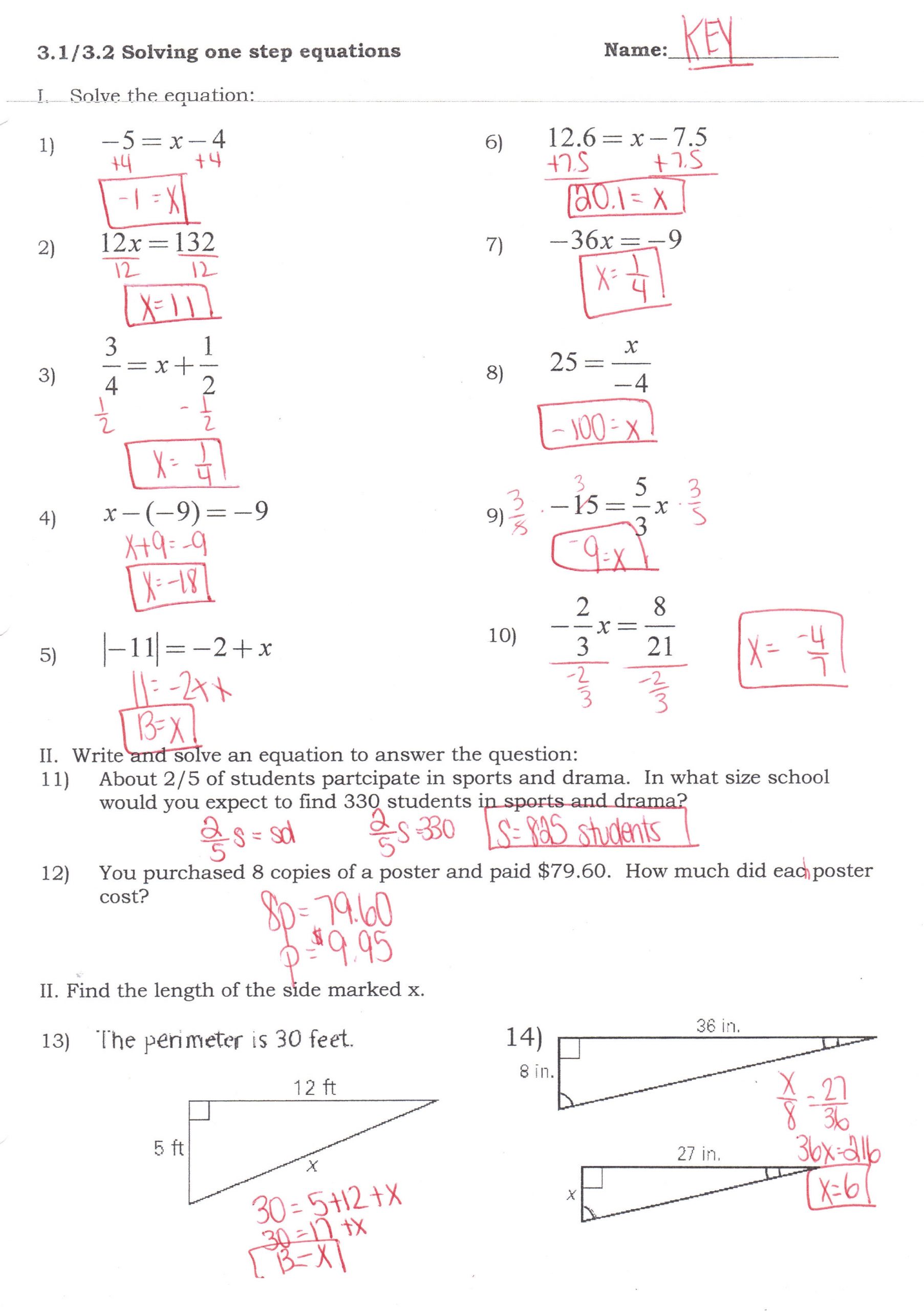 Absolute Value Equations Worksheet solving Absolute Value Equations Worksheet