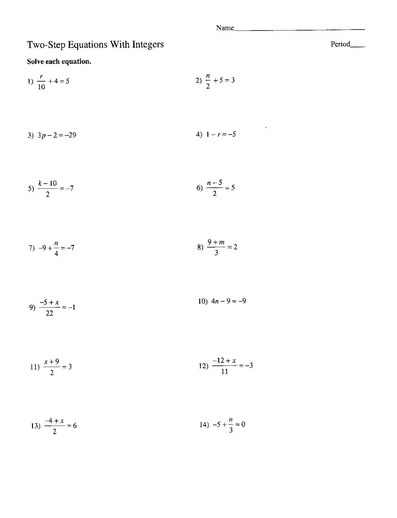 Algebra 1 Review Worksheet Review 2 Lessons Tes Teach