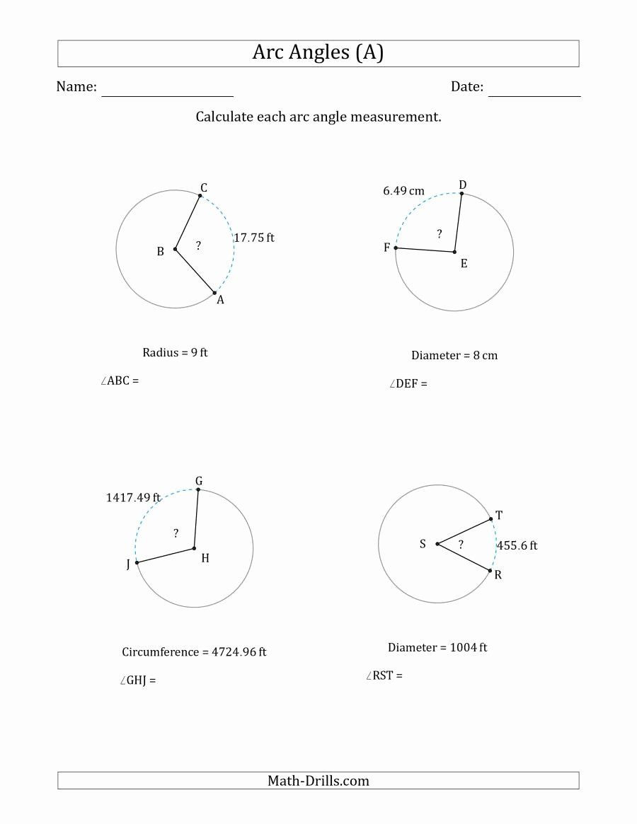 Angles In A Circle Worksheet Angles In A Circle Worksheet Lovely Circle theorems Match Up