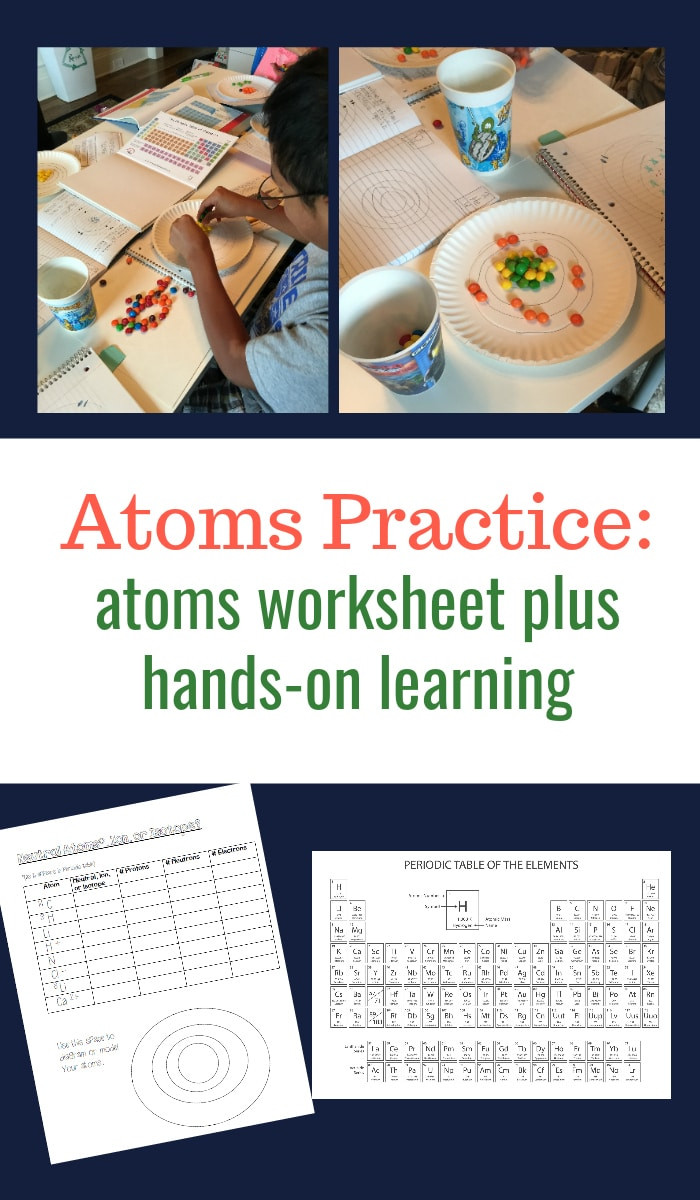Atoms Worksheet Middle School An atoms Worksheet Ideal for Middle School Students