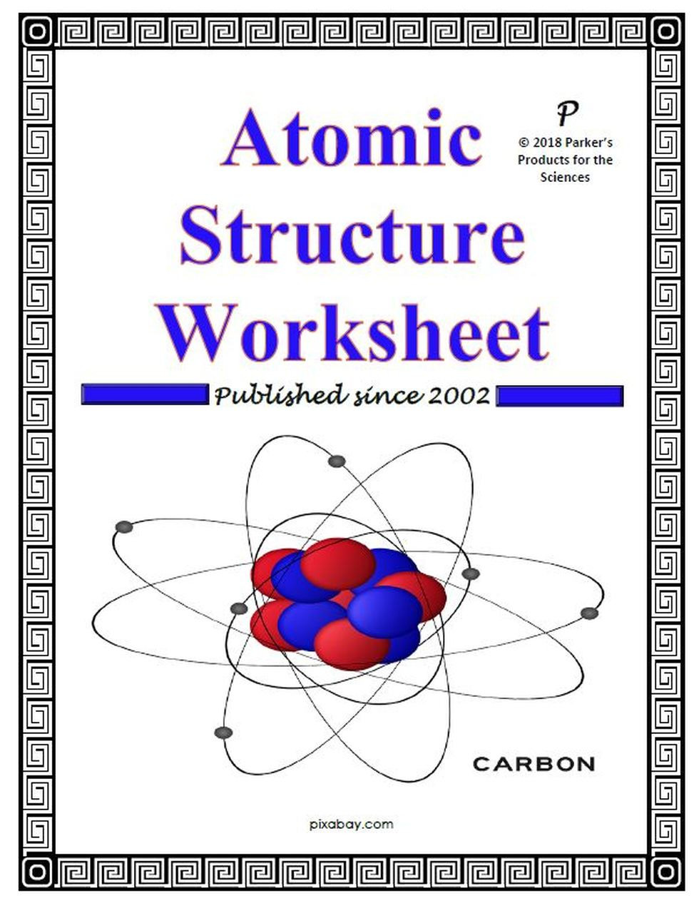 Atoms Worksheet Middle School atomic Structure Worksheet