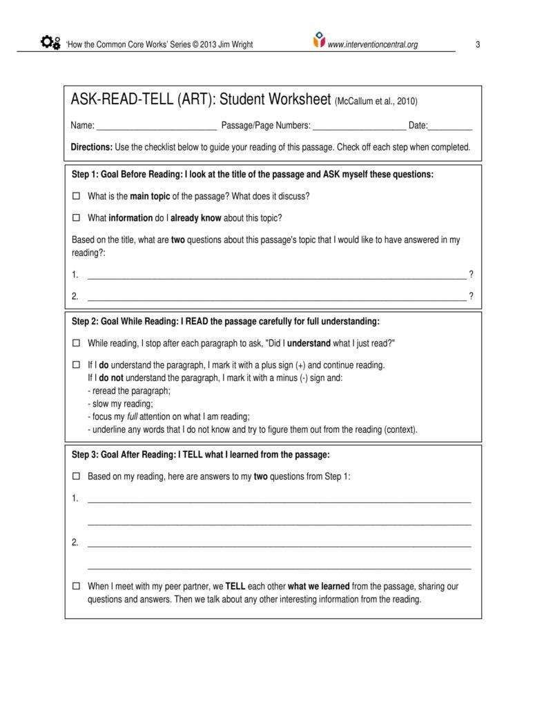 Blank Vocabulary Worksheet Template