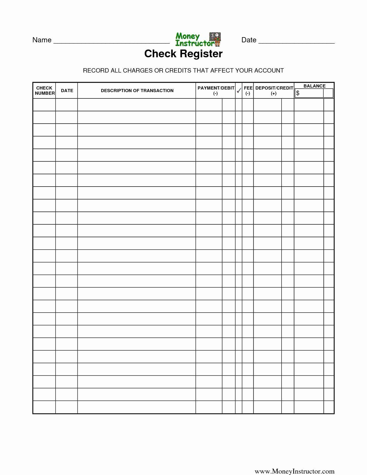 Checkbook Register Worksheet 1 Answers Pin On Printable Blank Worksheet Template