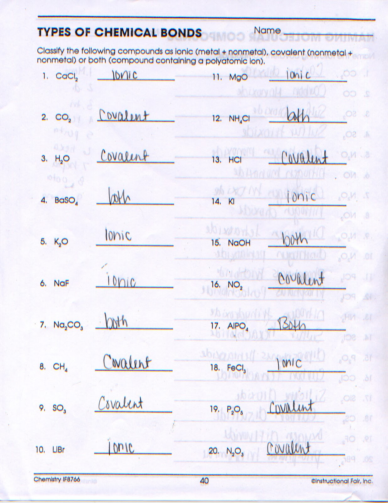 Chemical Bonds Worksheet Answers 34 Chemical Bonds Worksheet Answers Worksheet Resource Plans