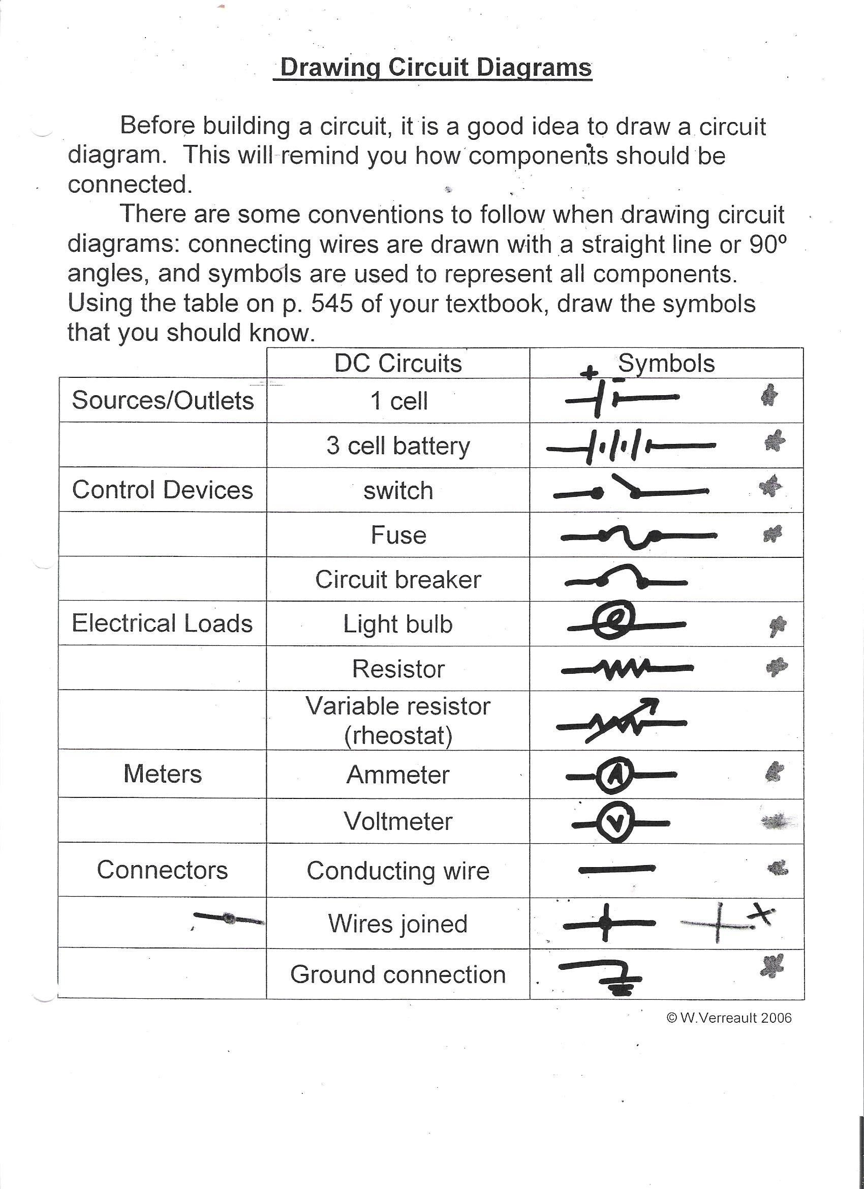 Combination Circuits Worksheet with Answers Series Circuit Basic Worksheets