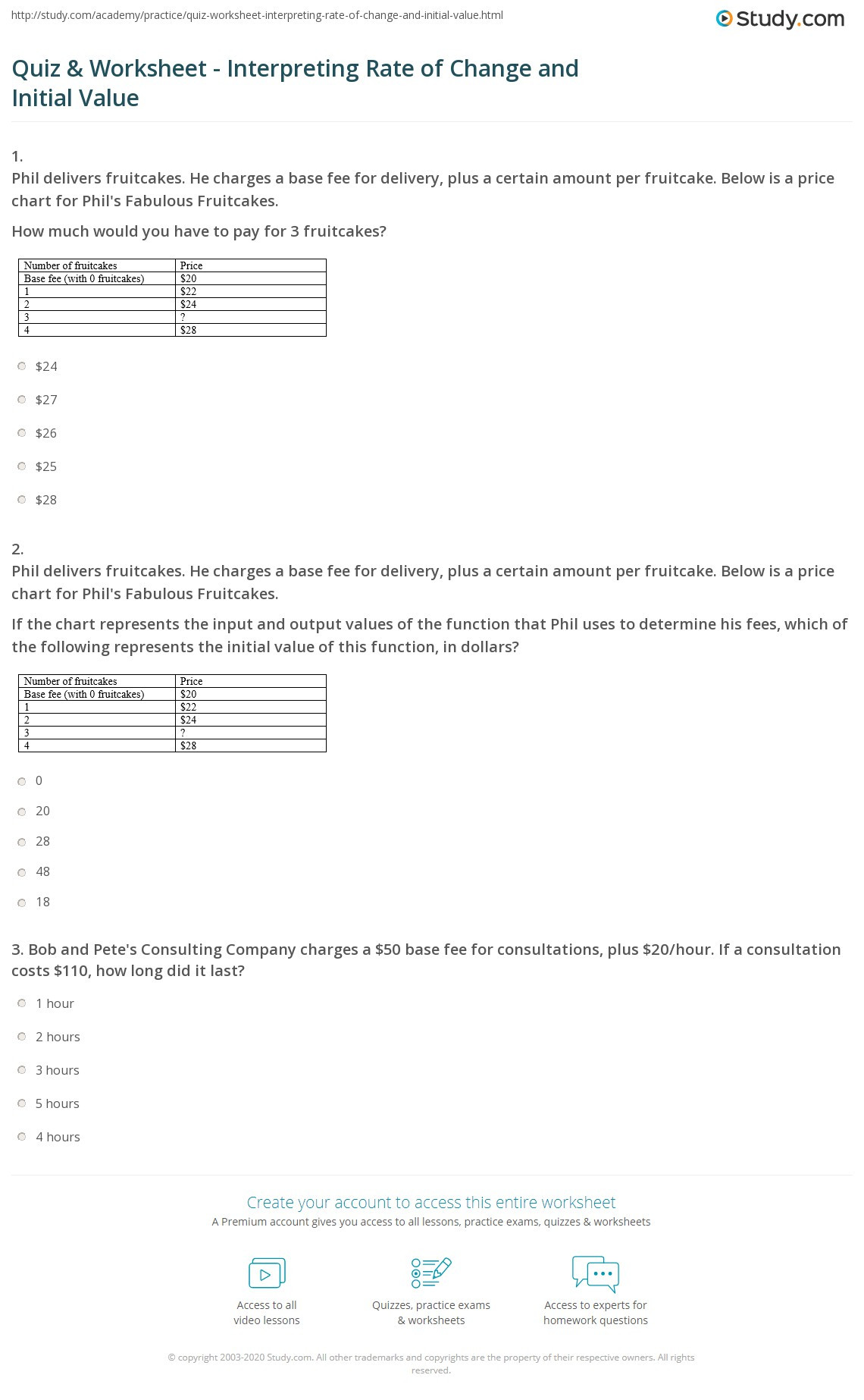 Constant Rate Of Change Worksheet 26 Constant Rate Change From A Table Worksheet