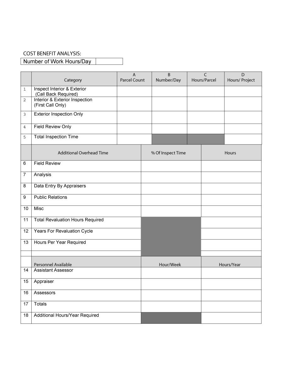 Cost Benefit Analysis Worksheet 41 Free Cost Benefit Analysis Templates &amp; Examples Free