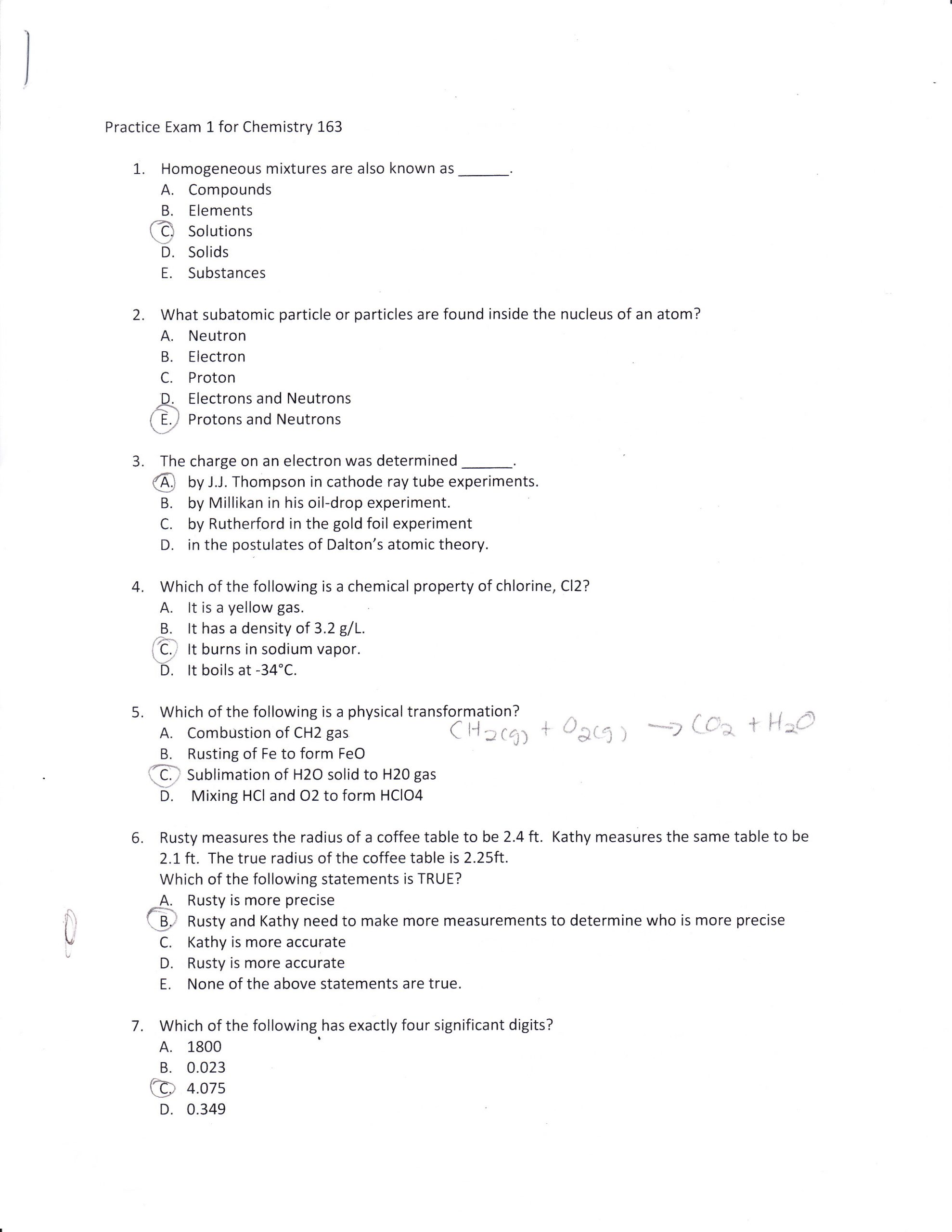 Density Practice Problem Worksheet Periodic Table Review and Practice Problem Worksheet Answers