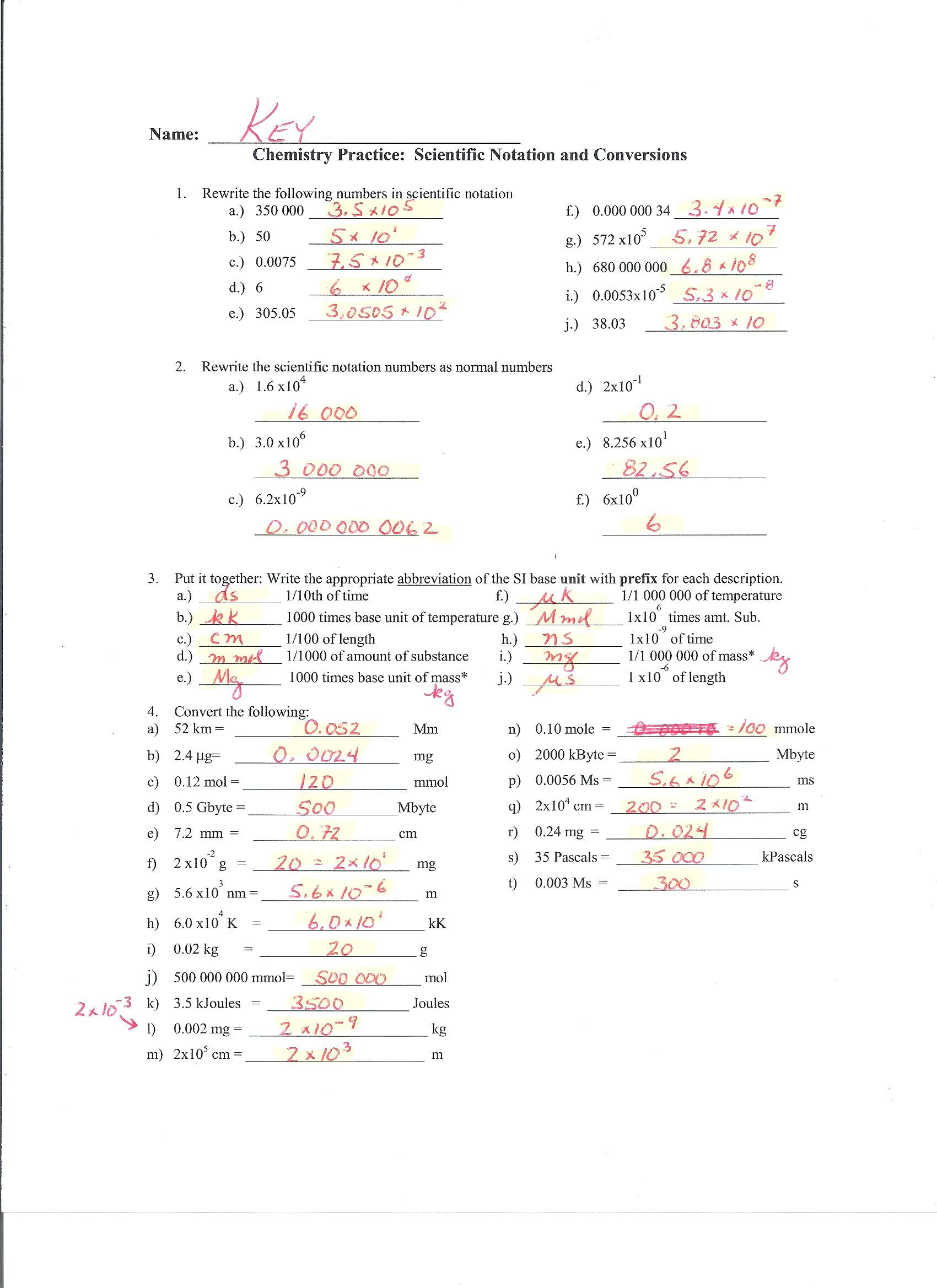 Dimensional Analysis Practice Worksheet Mr D S Cp Chemistry 2018 2019 Web Page