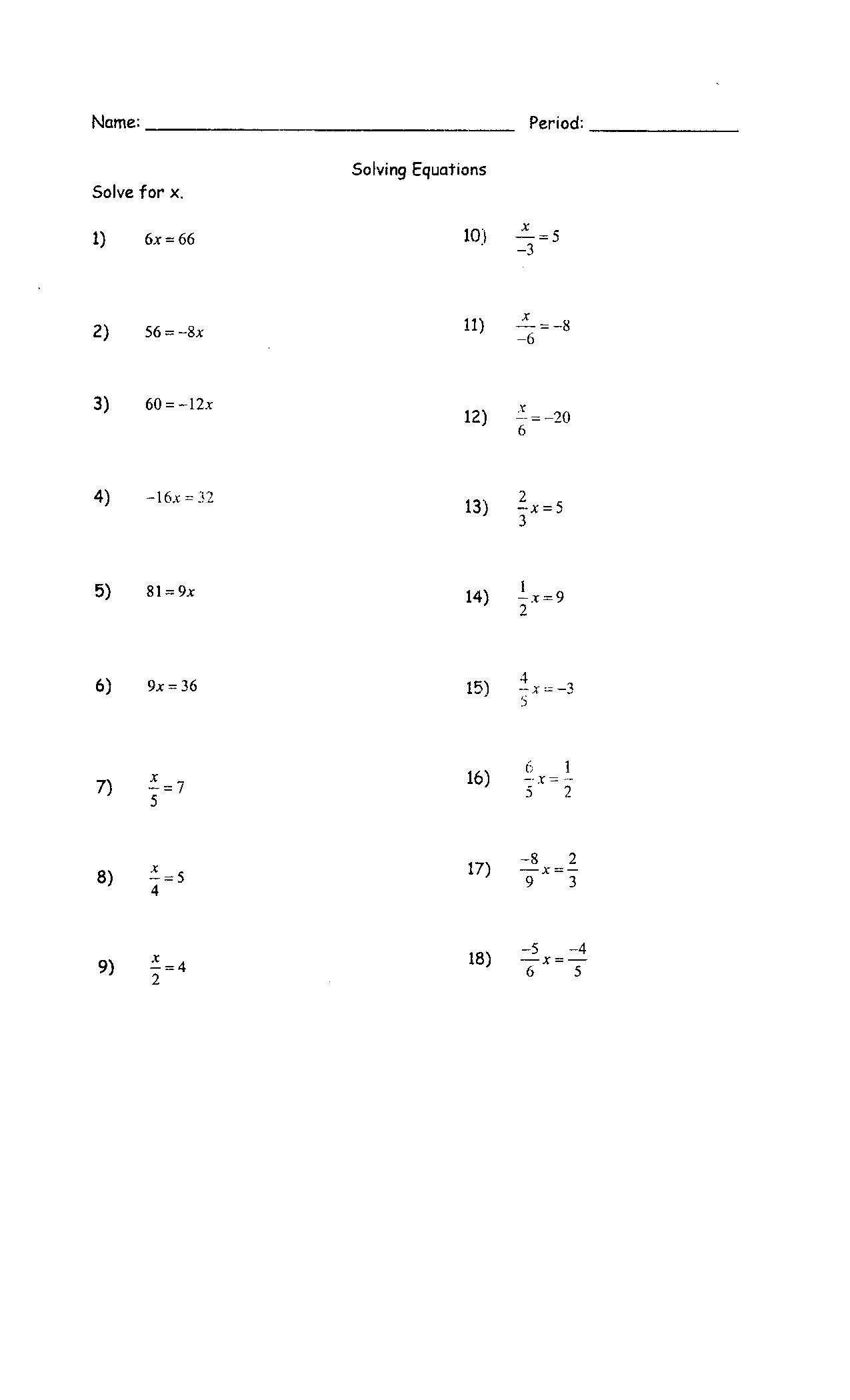 Distributive Property with Variables Worksheet Distributive Property with Variables Both Sides the