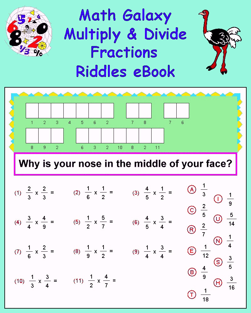 Dividing Fractions Using Models Worksheet Fun Activities for Dividing Fractions by whole Numbers