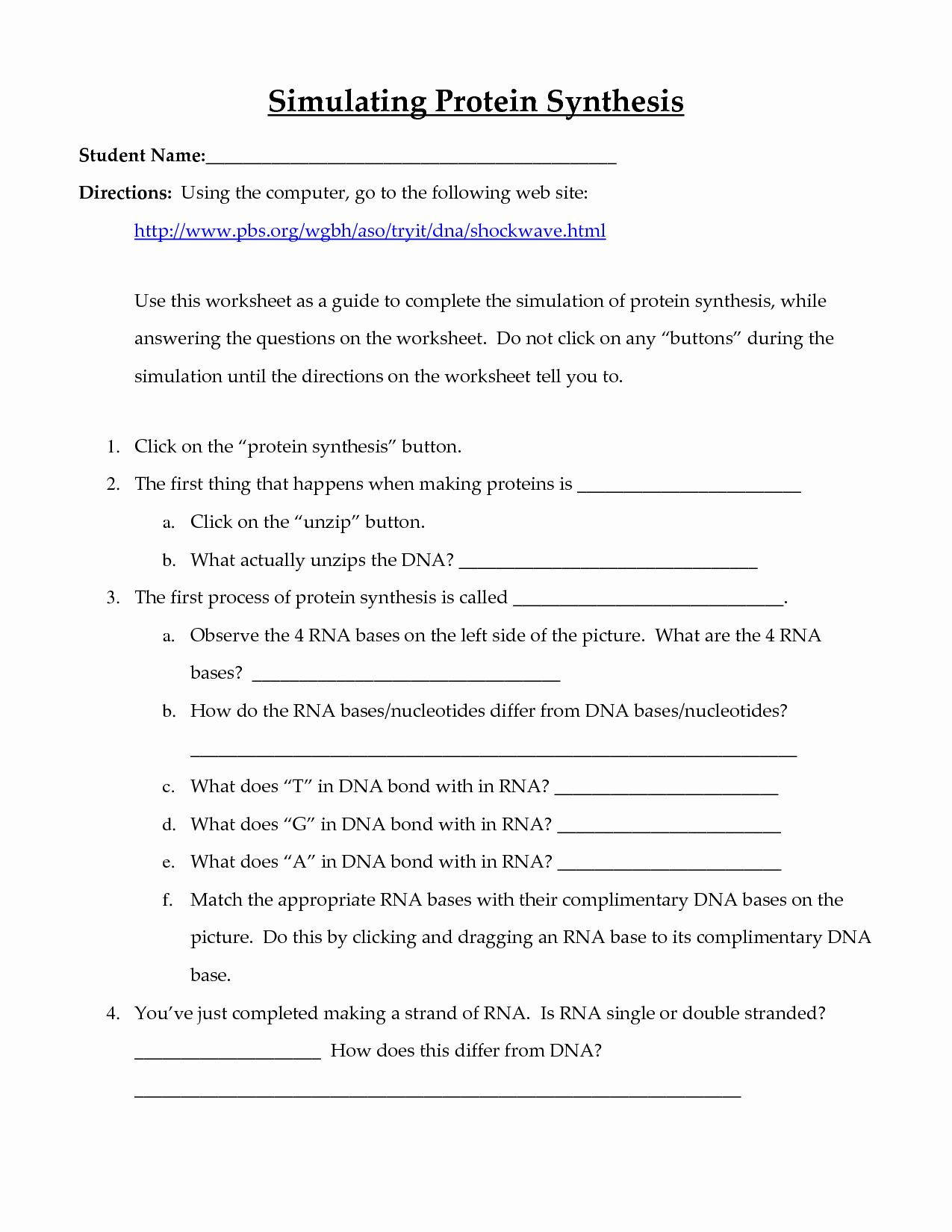 Dna and Rna Worksheet Answers Dna and Rna Worksheet Answers Elegant 16 Best Dna and Rna