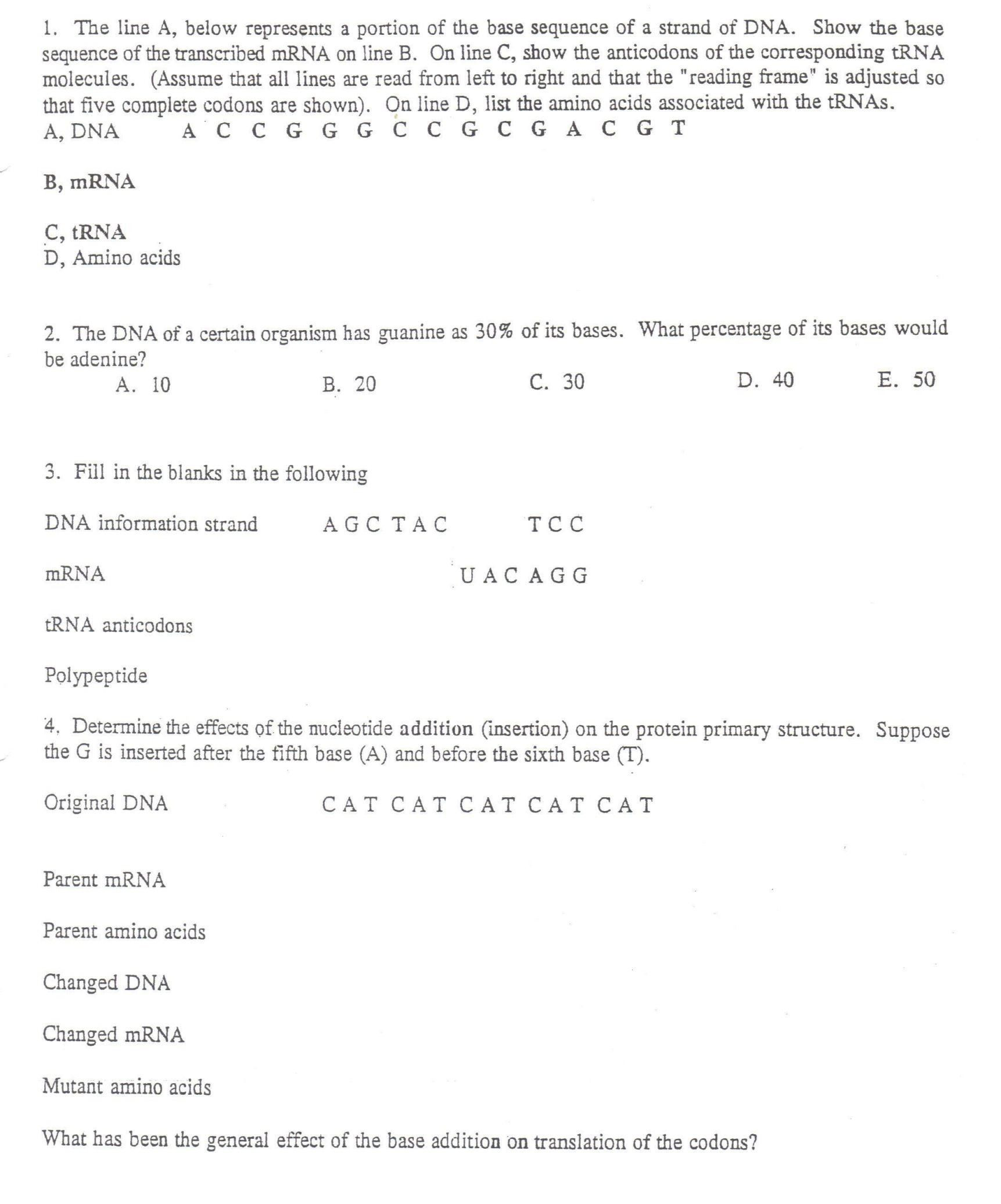 Dna Mutations Practice Worksheet Answer Practice Problems Net Ionic Equations Worksheet Answers