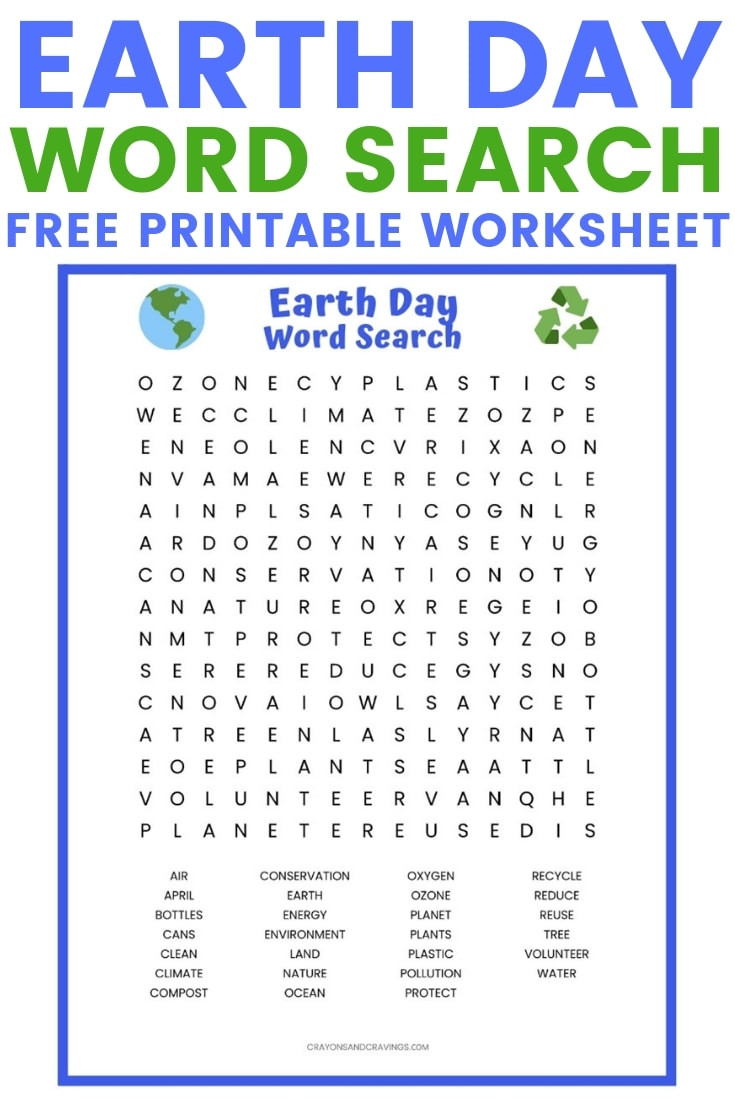 Earth Layers Worksheet Pdf Earth Day Word Search Free Printable Worksheet