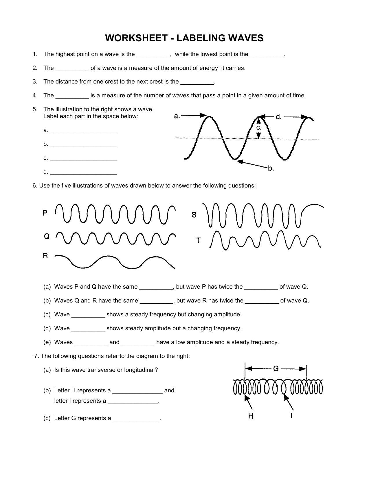 Electromagnetic Spectrum Worksheet Answers Physics Wave Worksheet Answers Promotiontablecovers