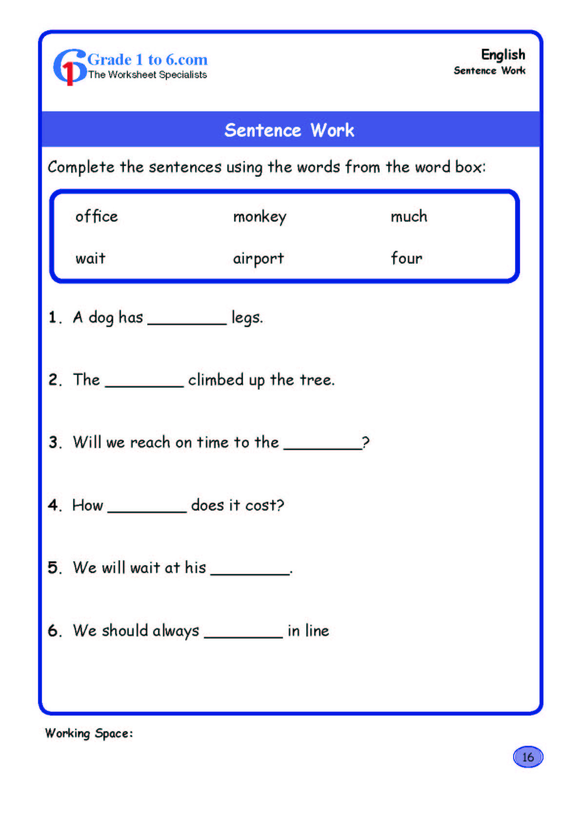 English Worksheet for Grade 2 Free English Worksheets for Grade 2 Class 2 Ib Cbse Icse