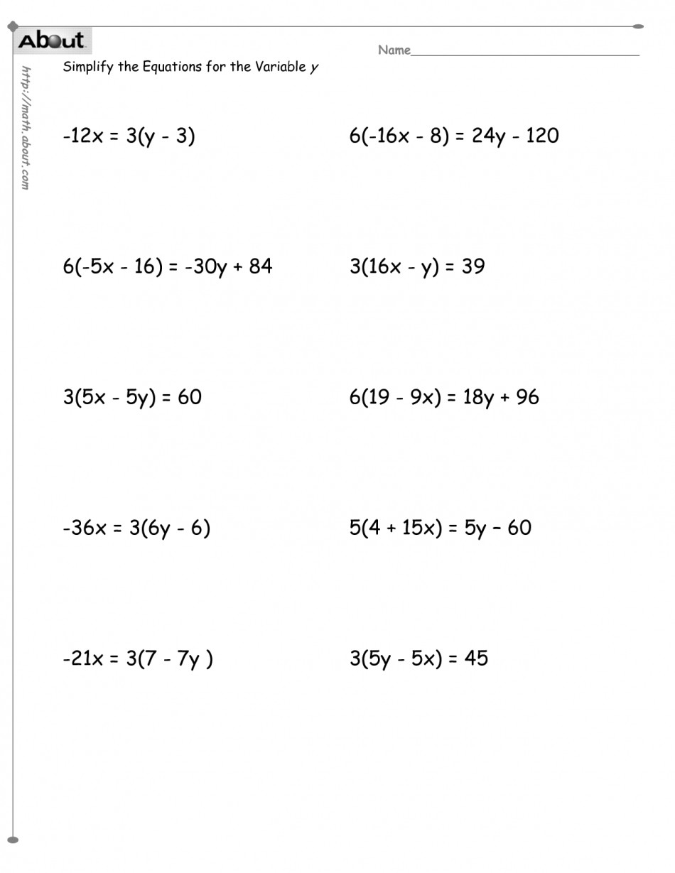 Evaluating Algebraic Expressions Worksheet Lovely Variables and Expressions Worksheet
