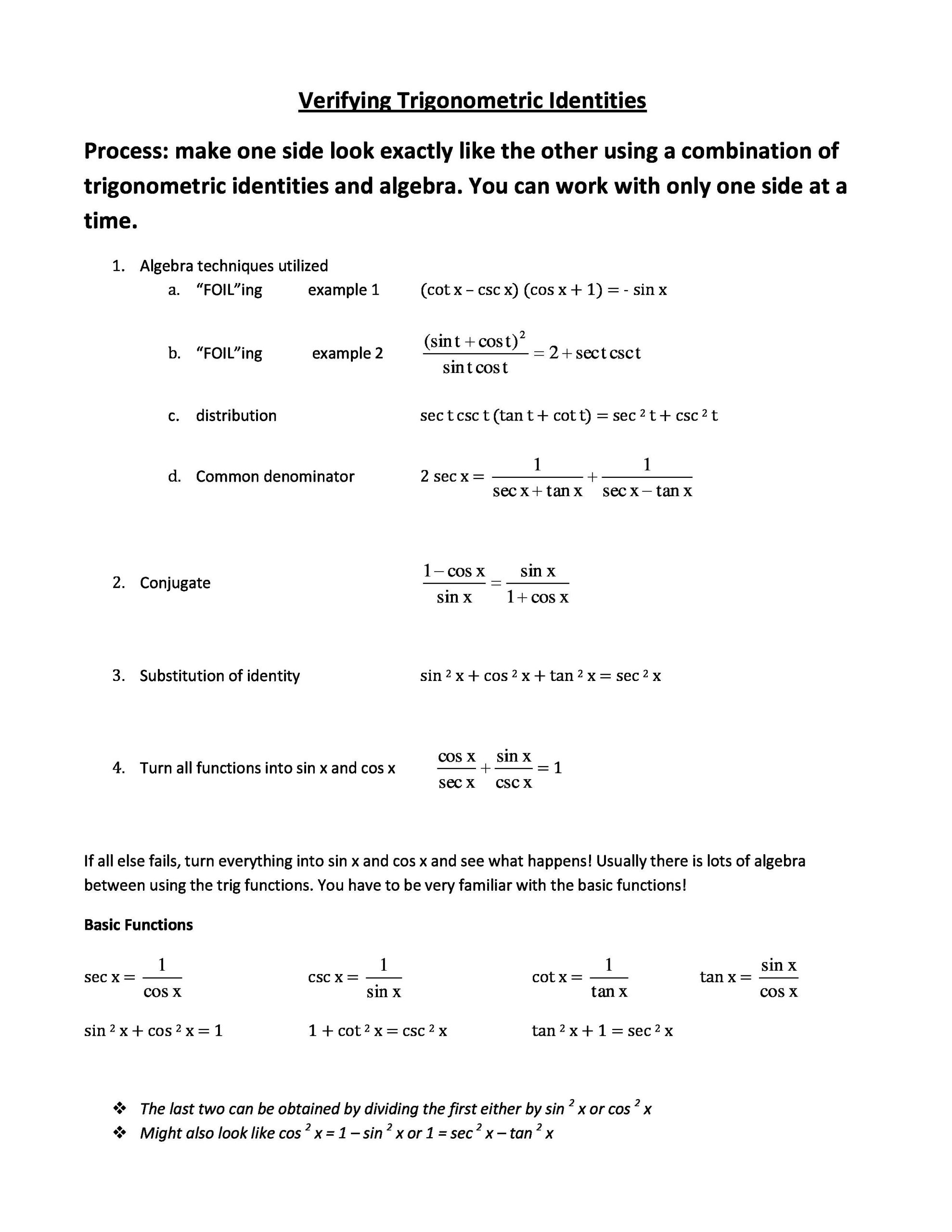 Evaluating Functions Worksheet Pdf Identity Proof with Images