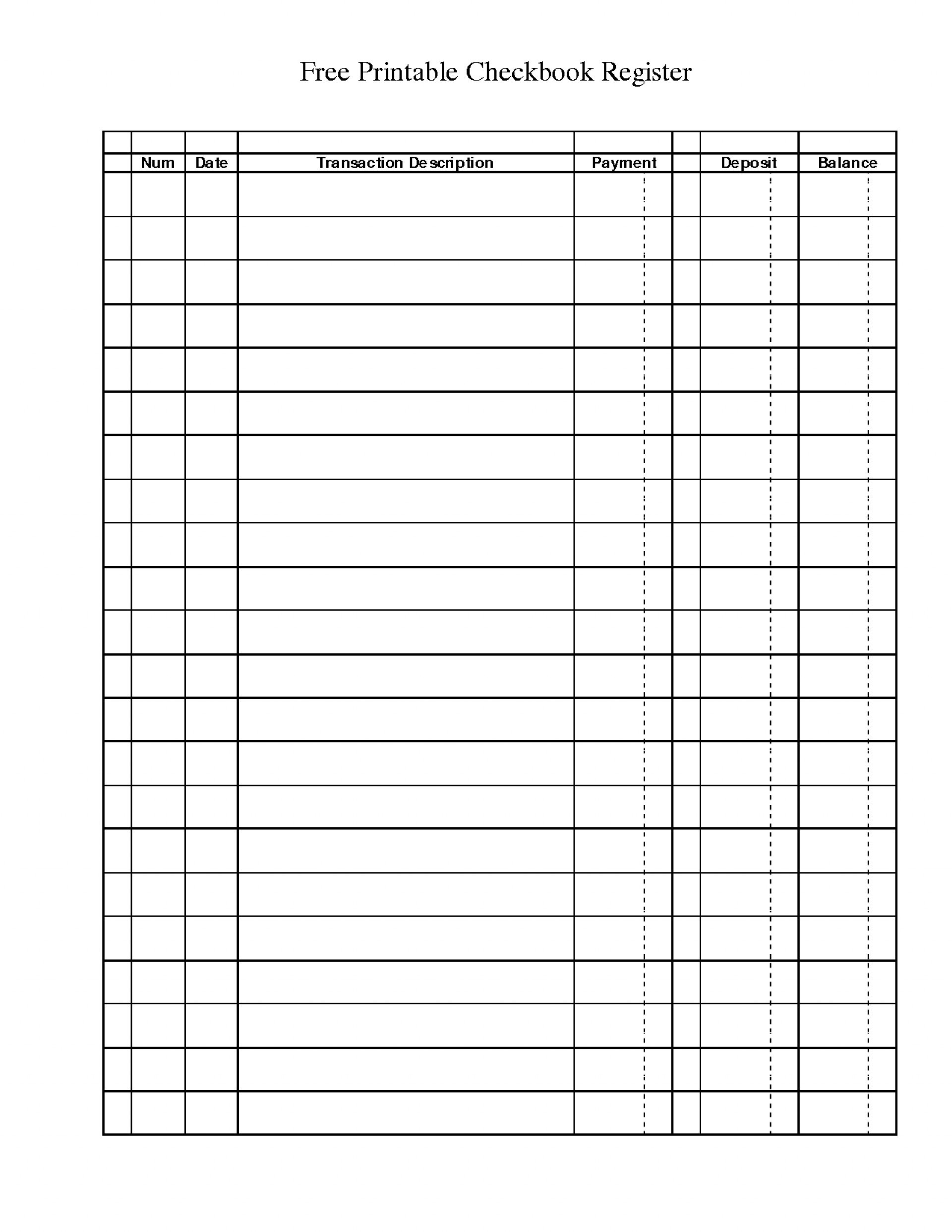 Excel Checkbook Register Budget Worksheet Free Printable Checkbook Register Download Mult Igry