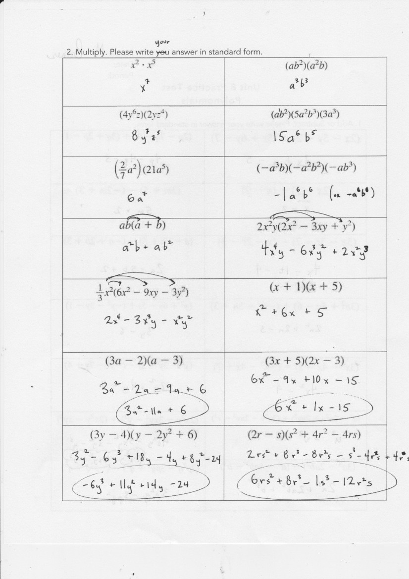 Factoring by Grouping Worksheet Answers 25 Algebra 1 Unit 8 Factoring by Using the Gcf Worksheet