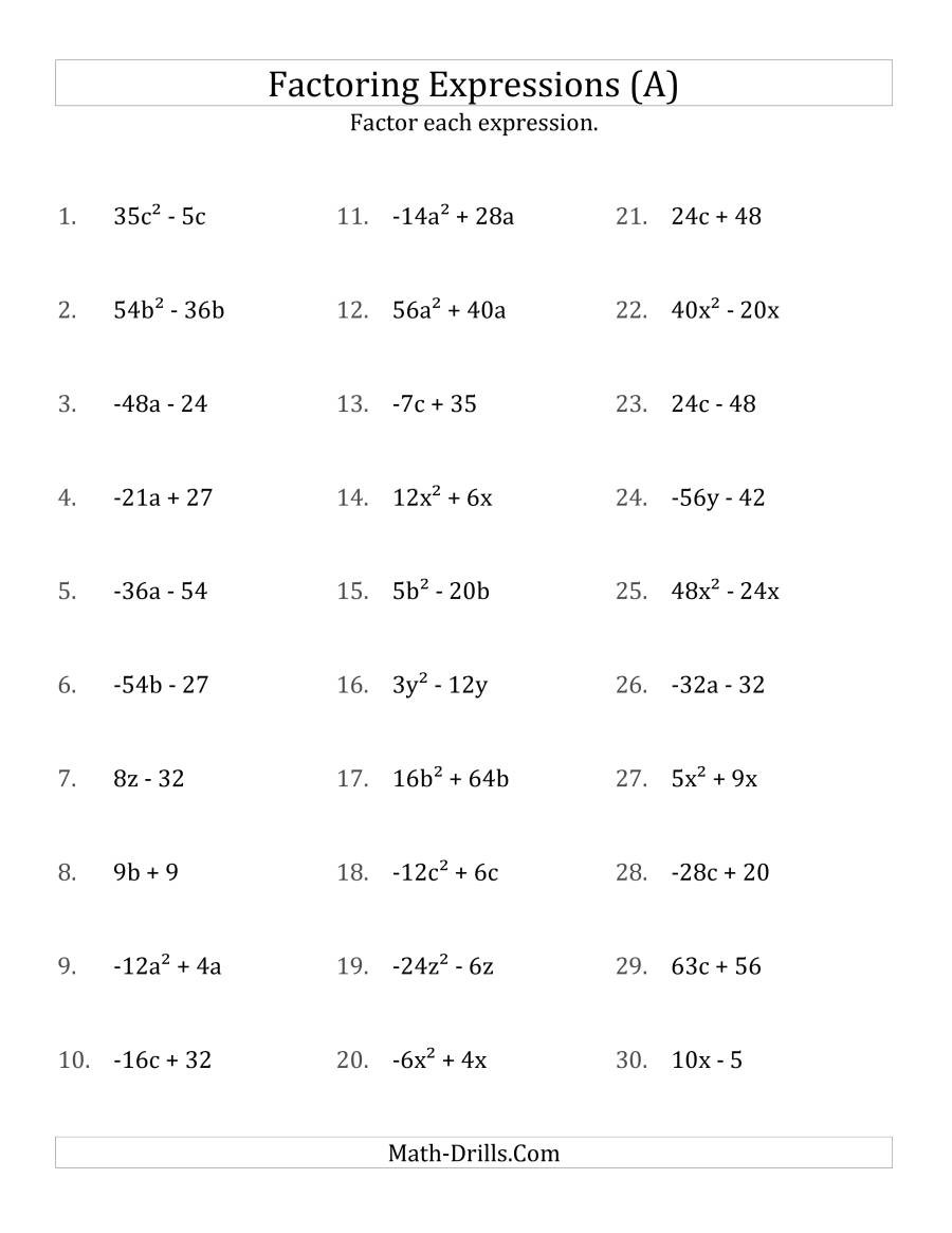 Factoring Difference Of Squares Worksheet 28 [ Factoring Difference Squares Worksheet