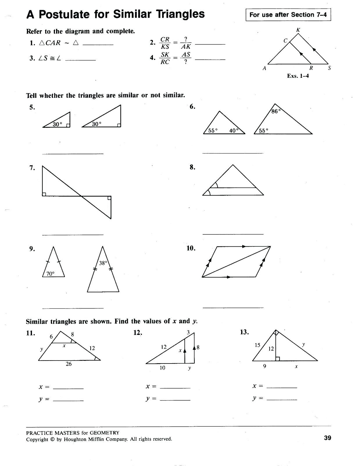 Finding Scale Factor Worksheet Worksheet For Education