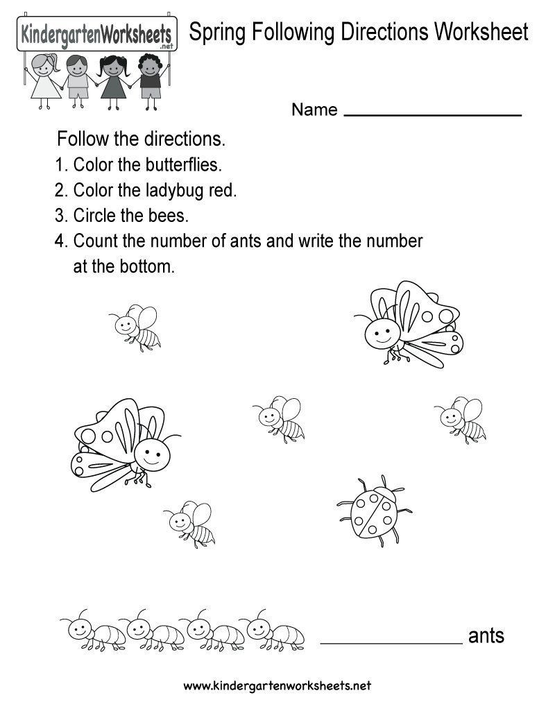 Following Directions Worksheet Kindergarten Pin On Shapes Worksheet for Kindergarten