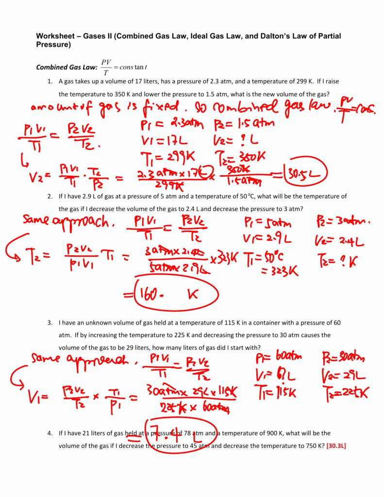 Gas Variables Worksheet Answers 50 Gas Variables Worksheet Answers In 2020 with Images