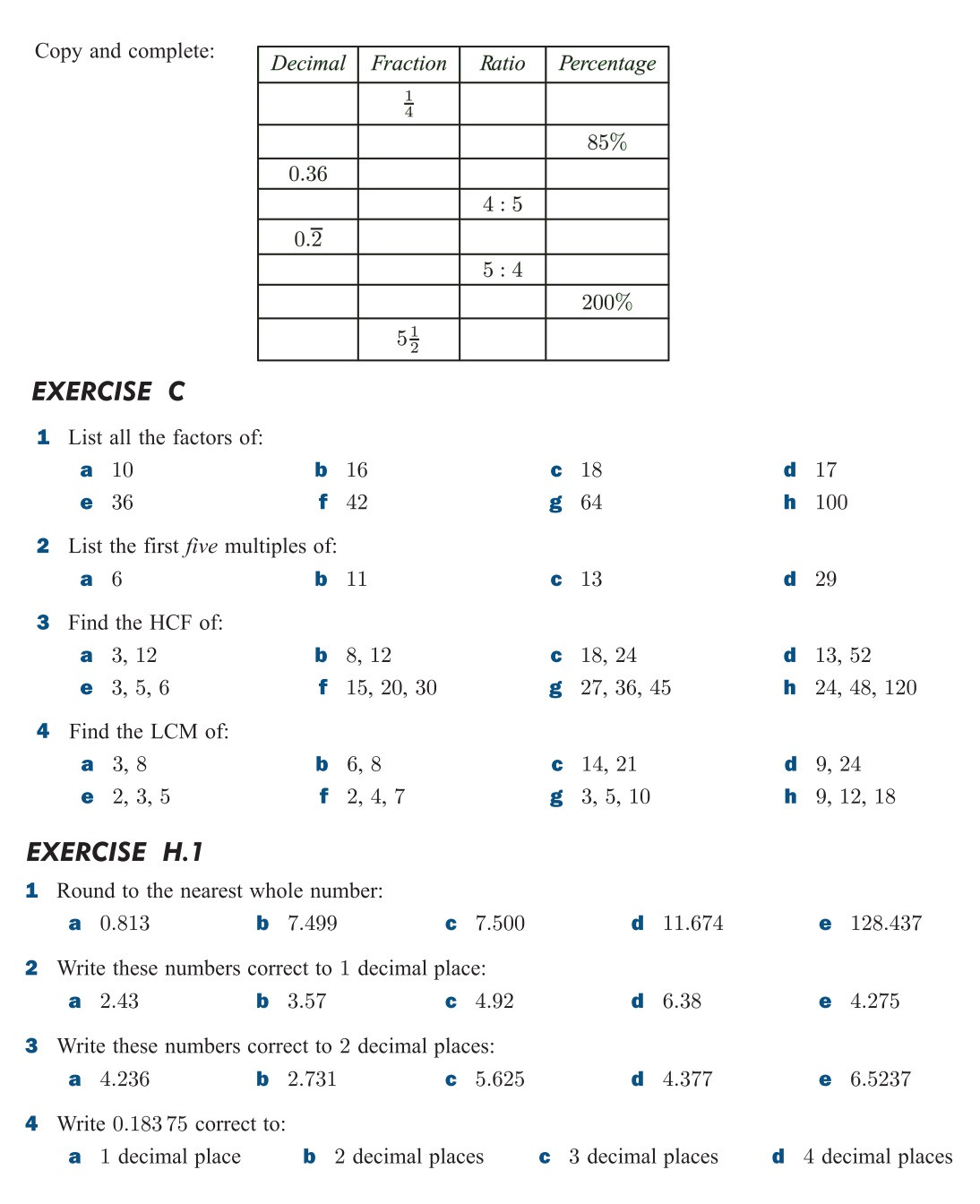 Gcf and Lcm Worksheet Worksheet About Lcm