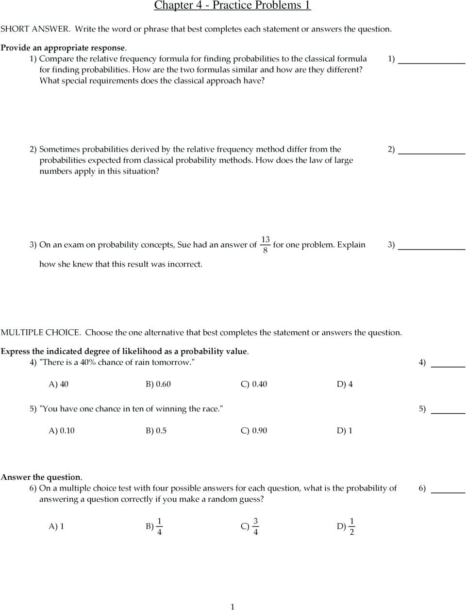 Genetics Practice Problems Simple Worksheet Probability Practice Problems – Leahaliub