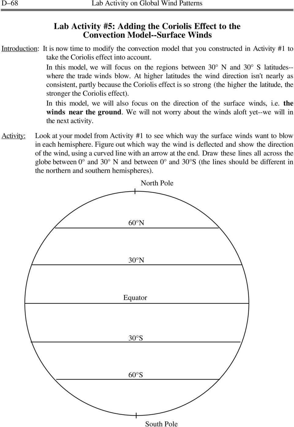Global Wind Patterns Worksheet Worksheet For Education