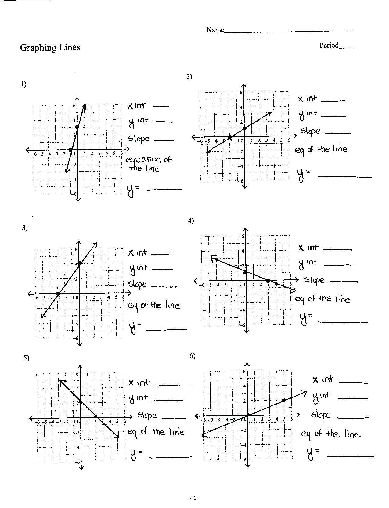Graphing Linear Equations Practice Worksheet Worksheets 49 Splendi Graphing Linear Equations Worksheet