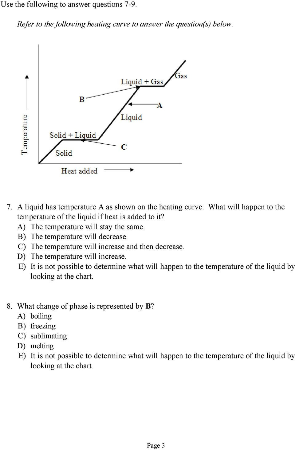 Heating Curve Worksheet Answers Chapter 4 Practice Quiz Pdf Free Download
