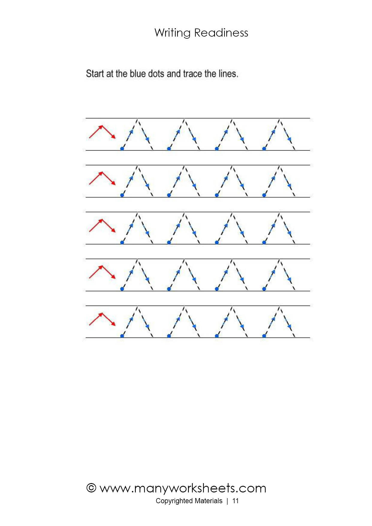 Horizontal and Vertical Lines Worksheet Tracing Lines Worksheets for Preschool