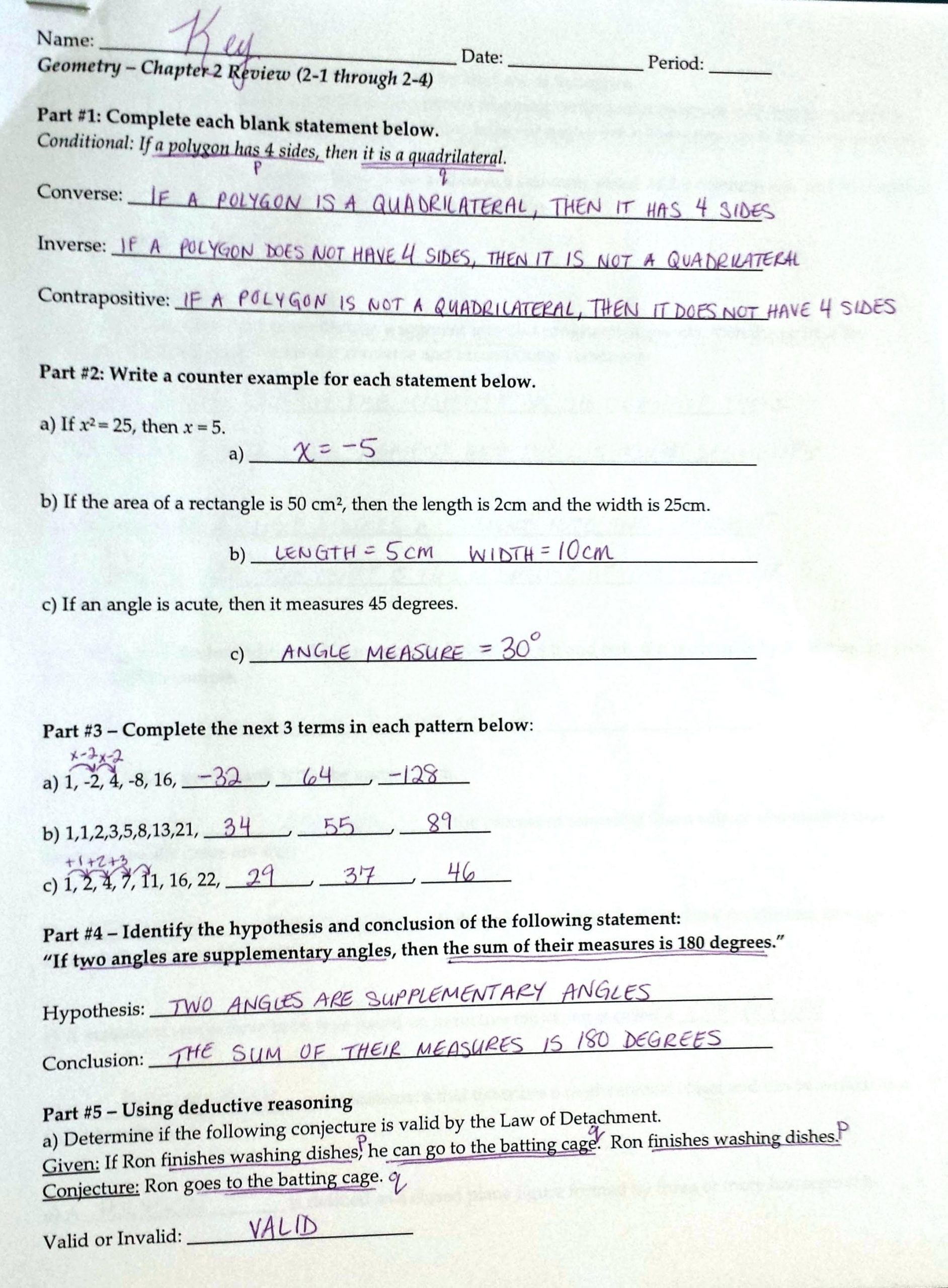 Inductive and Deductive Reasoning Worksheet Deductive Reasoning Printable Worksheets