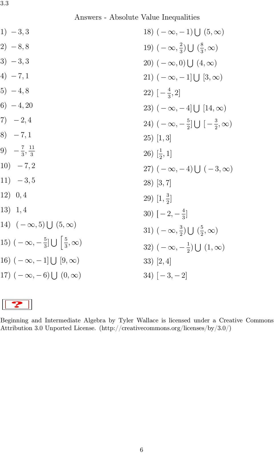 Interval Notation Worksheet with Answers Inequalities Absolute Value Inequalities Pdf Free Download