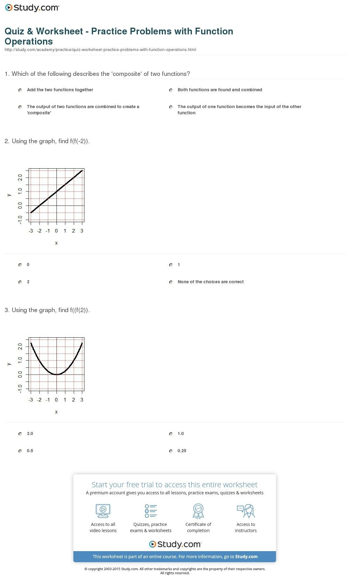 Inverse Functions Worksheet with Answers 6 Inspirational Inverse Functions Worksheet with Answers