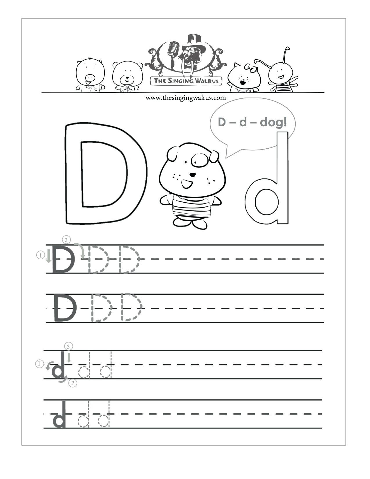 Letter D Worksheet for Preschool Letter D Worksheets for Free Download Letter D Worksheets