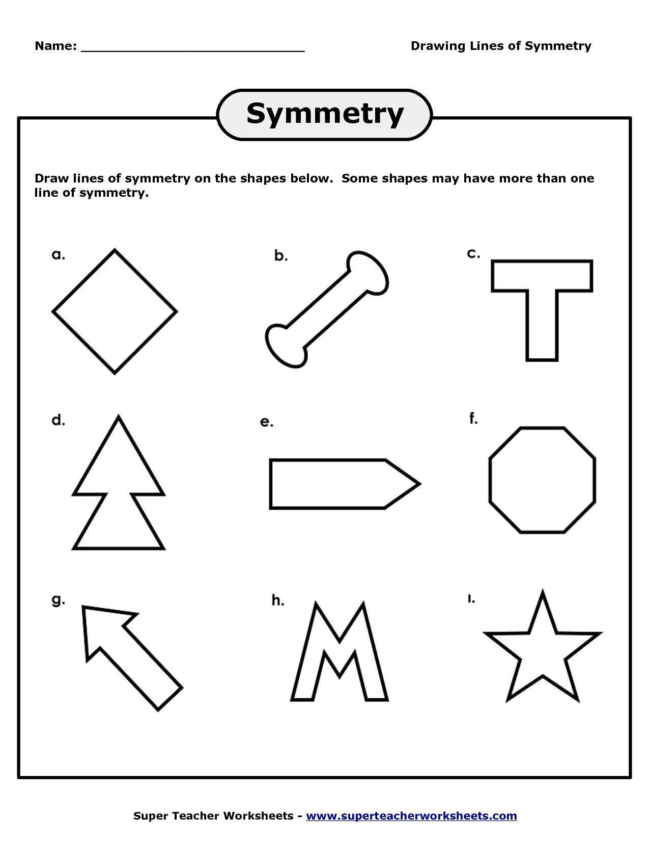 Line Of Symmetry Worksheet Drawing Lines Symmetry Worksheets 4 with Worksheet within