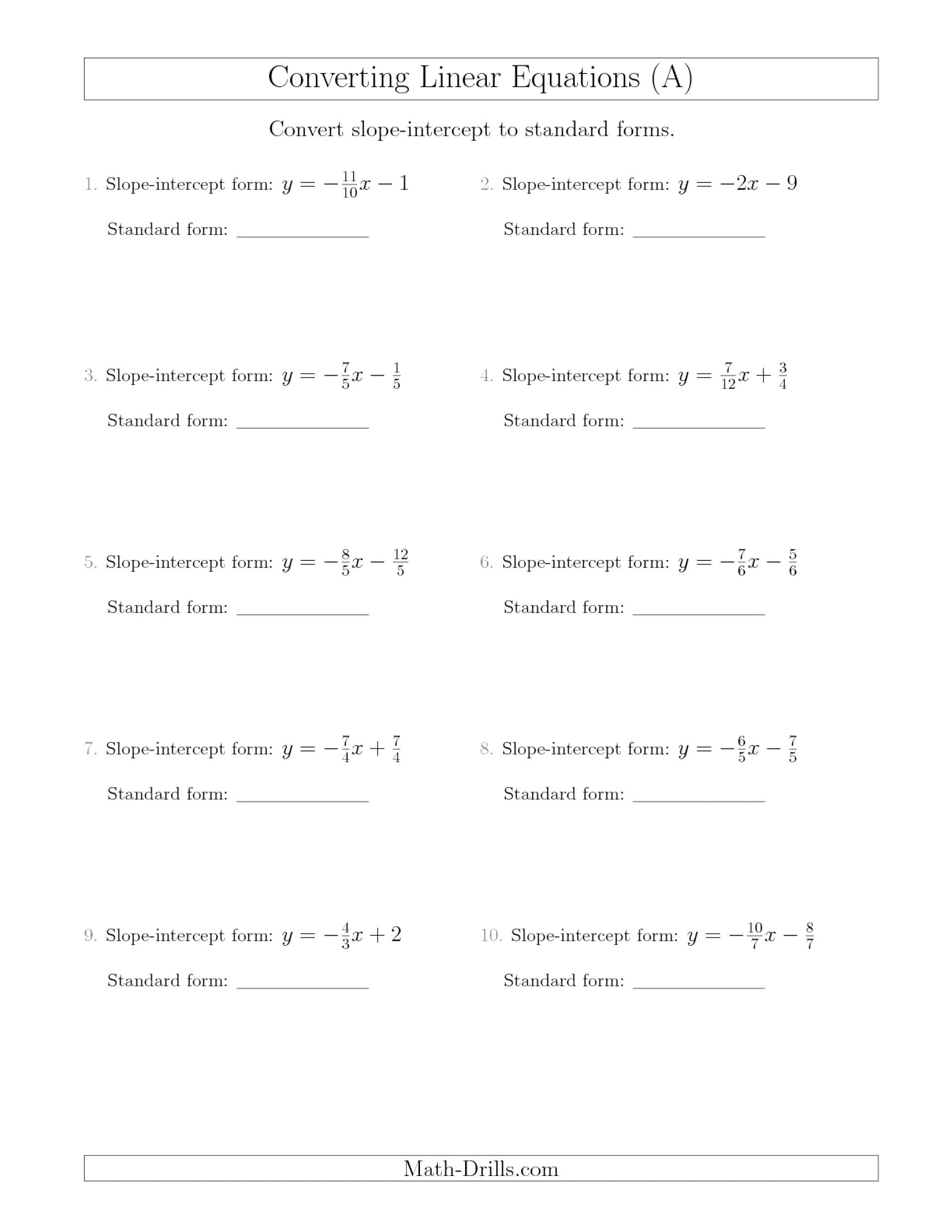 Linear Equation Word Problems Worksheet Slope Word Problems Worksheet Promotiontablecovers