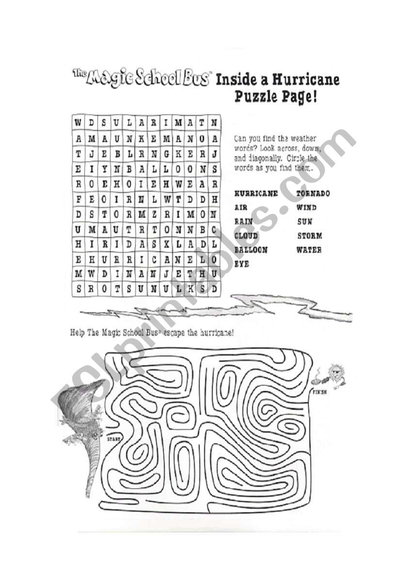 Magic School Bus Worksheet English Worksheets Puzzle Magic School Bus