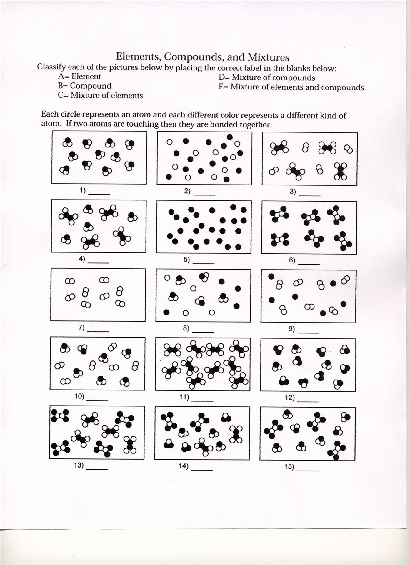 Mixtures Worksheet Answer Key Elements Pounds and Mixtures Worksheet Promotiontablecovers