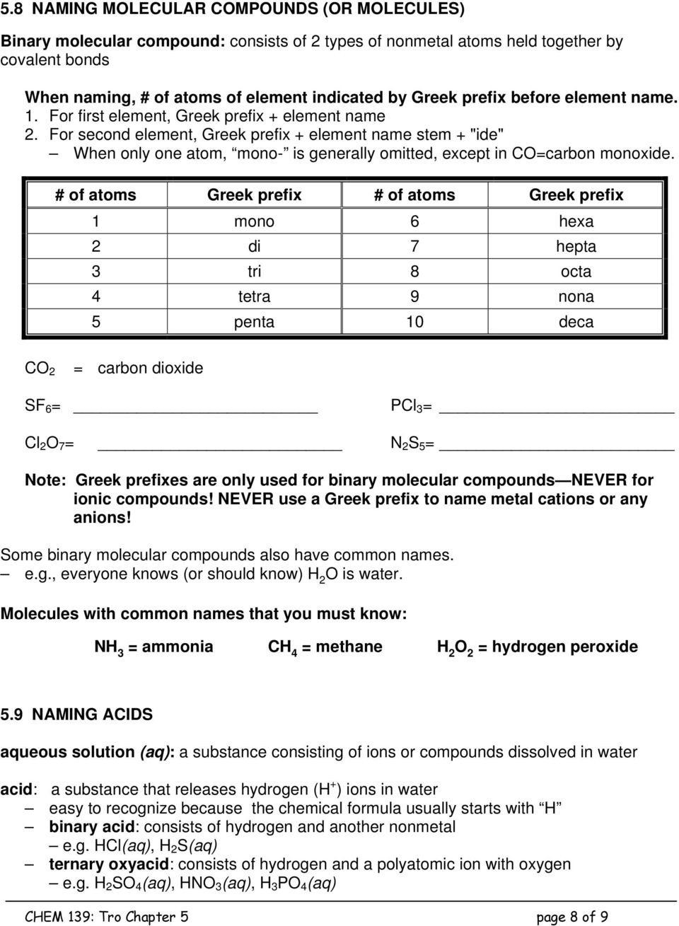 Molecules and Compounds Worksheet Chapter 5 Molecules and Pounds Pdf Free Download