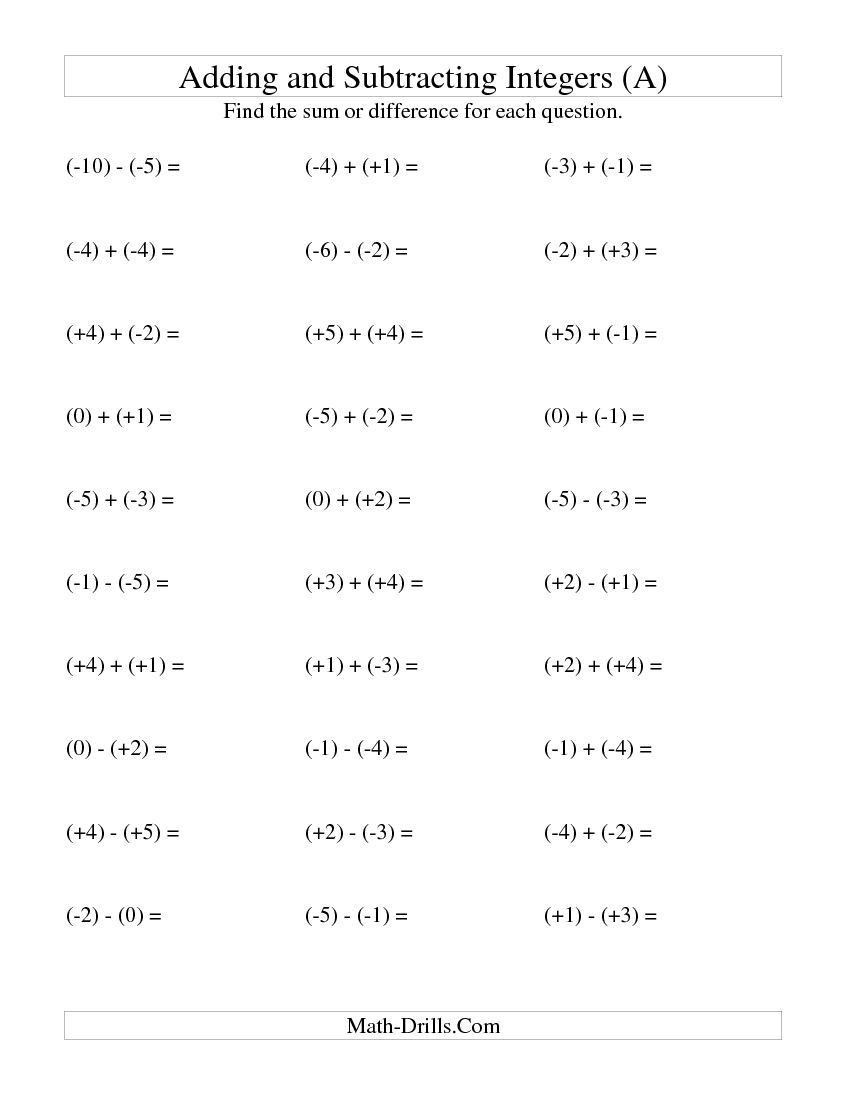 Multiplying and Dividing Integers Worksheet Pin On Math Worksheets