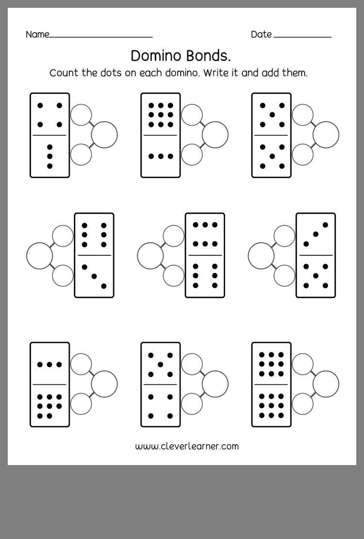 Number Bonds to 10 Worksheet Pin by Stephanie Menard Math