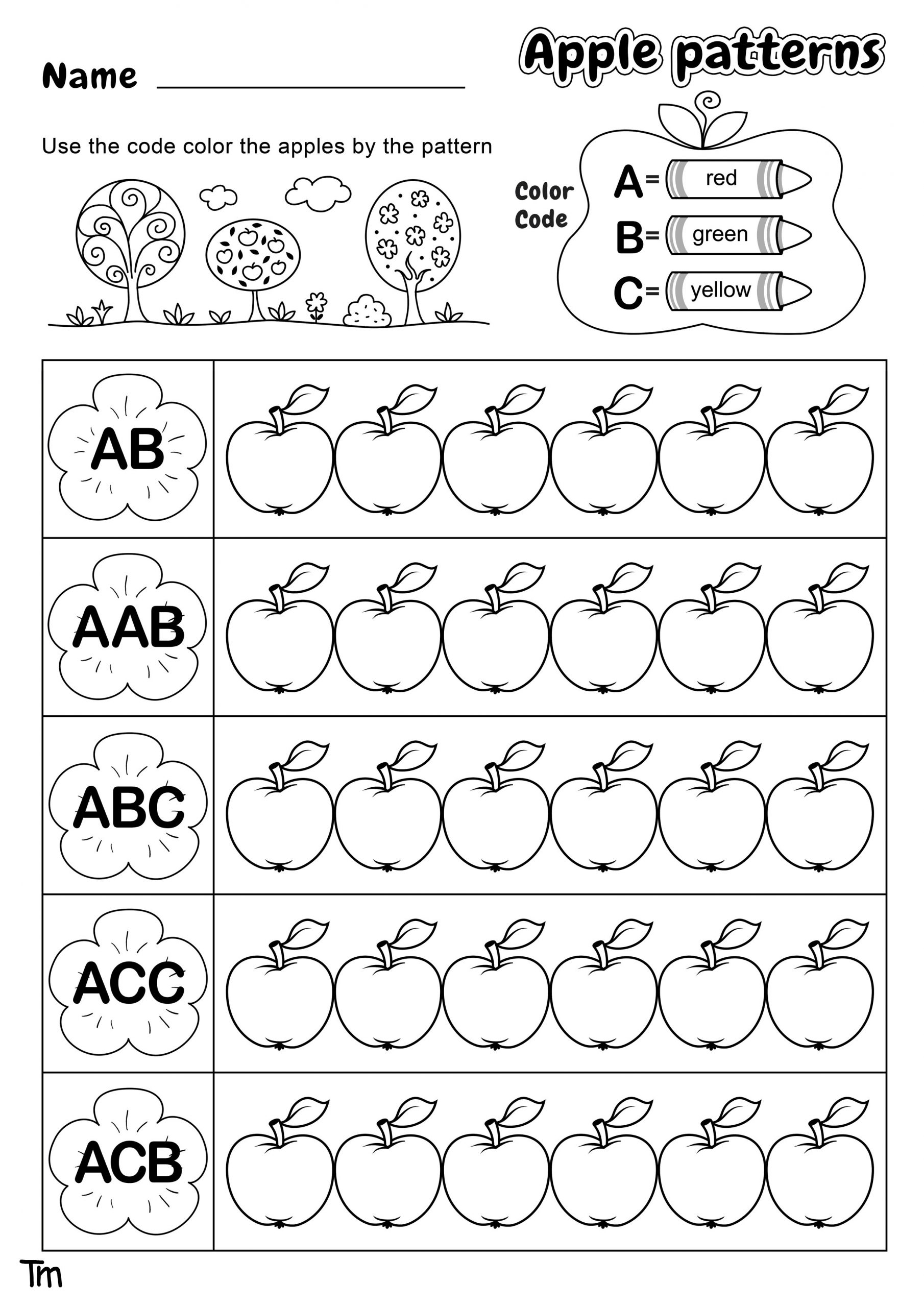 Parts Of An Apple Worksheet Apples &amp; where they E From Preschool theme Worksheets