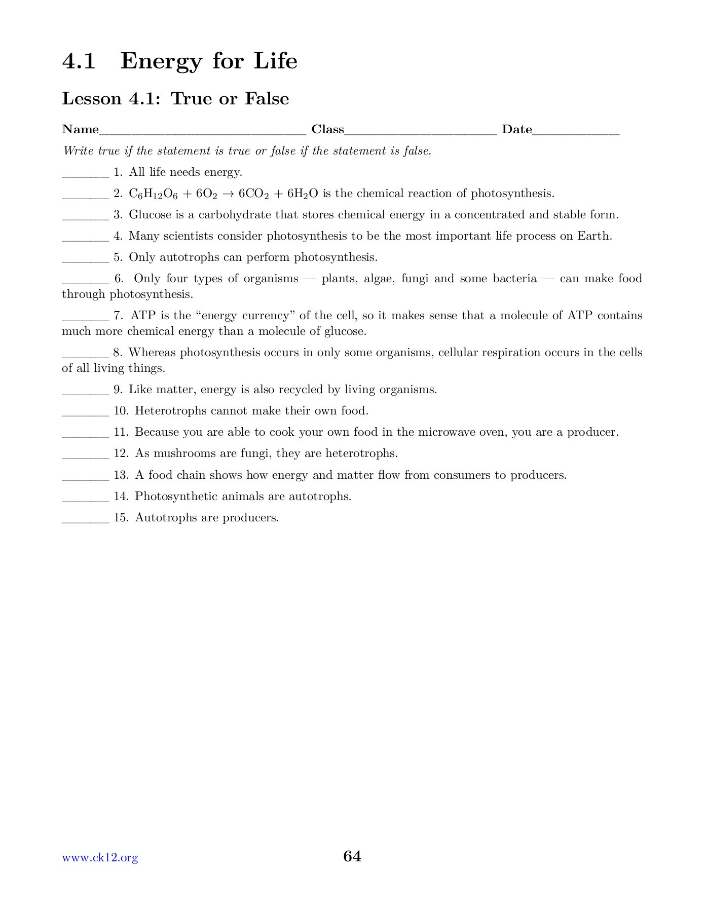 Photosynthesis Worksheet Answer Key Chapter 4 Synthesis and Cellular Respiration Worksheets