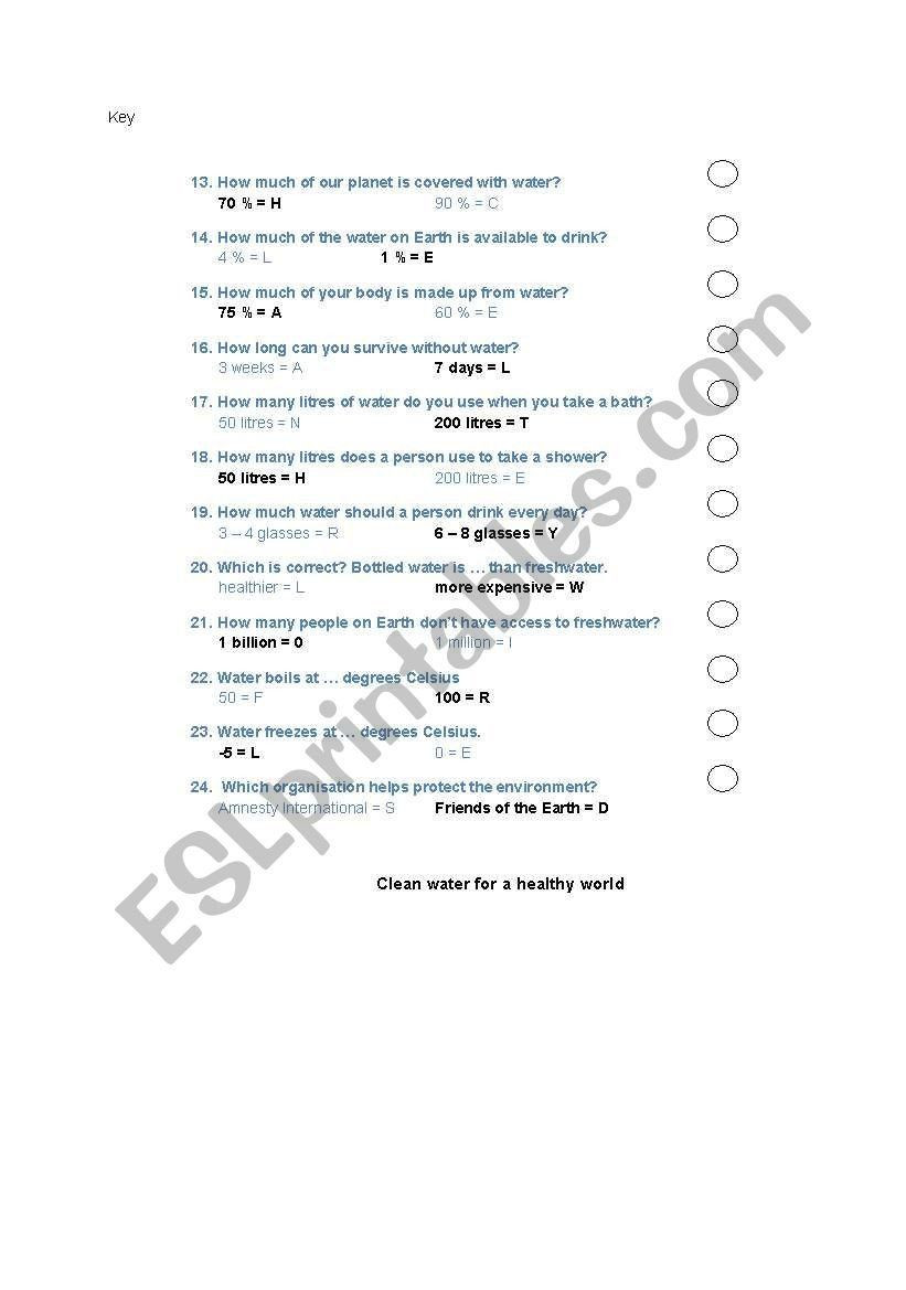 Planet Earth Freshwater Worksheet Pin On Parts Of Speech Worksheets