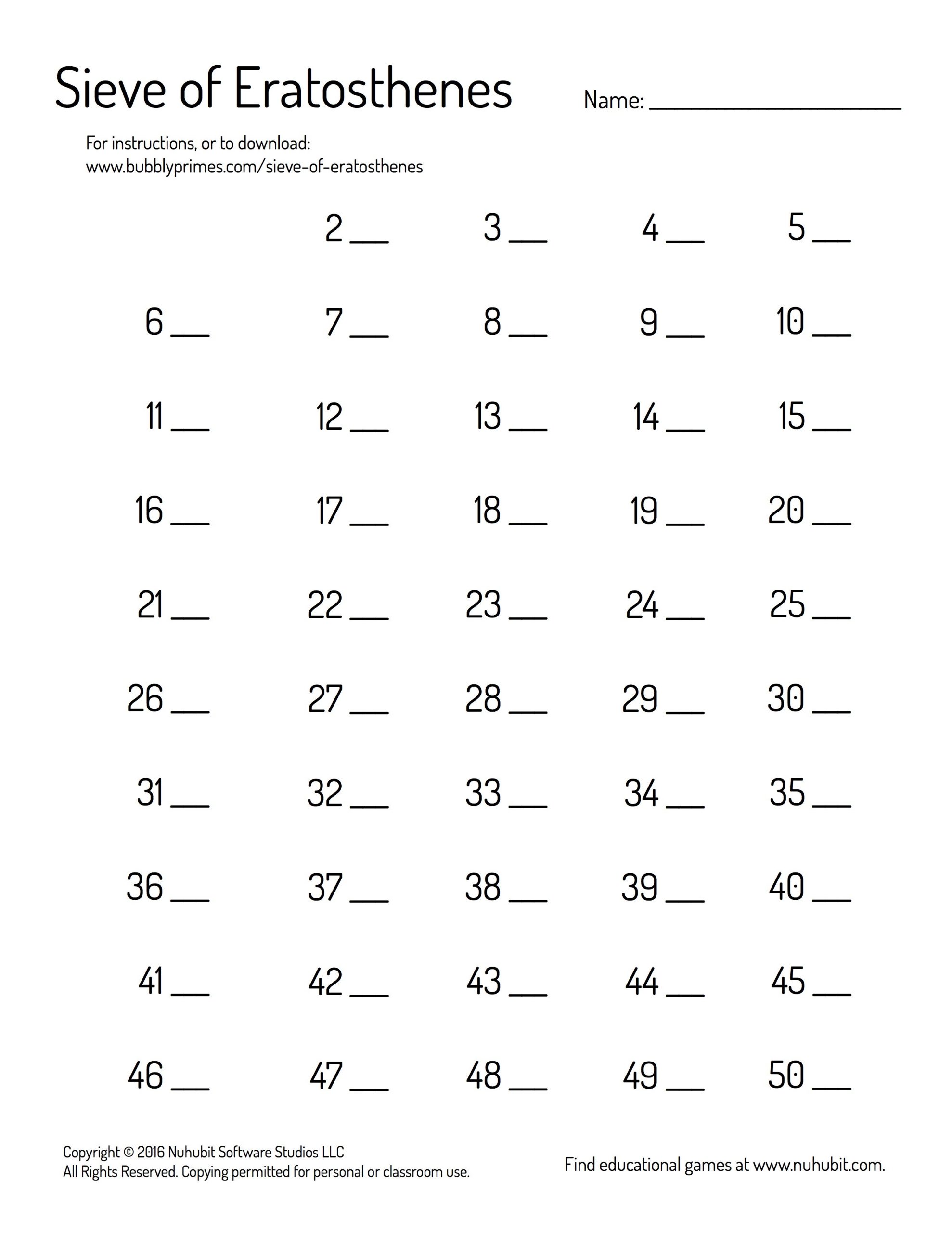 Prime Factorization Worksheet Pdf About the Bubbly Primes Math Help Pages Bubbly Primes